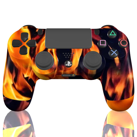 Custom Controller Sony Playstation 4 PS4 - Inferno Fire Hot