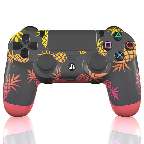 Custom Controller Sony Playstation 4 PS4 - Pineapple Express Summer Time Ombre Fade Fruit