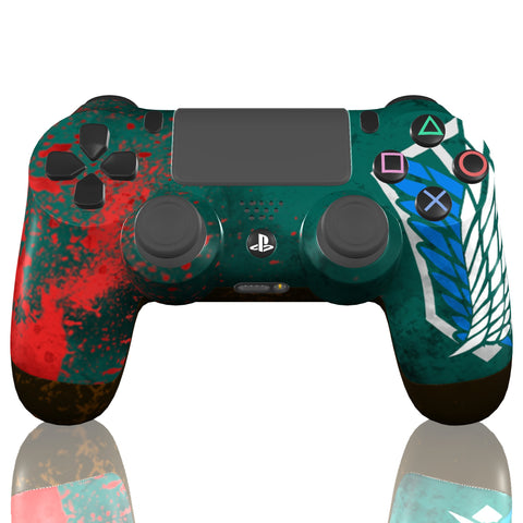 Custom Controller Sony Playstation 4 PS4 - Anime Attack On Titan Scouting Legion