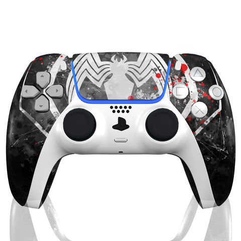 Custom Controller Sony Playstation 5 PS5 - Venomous Symbiote Venom Spiderman