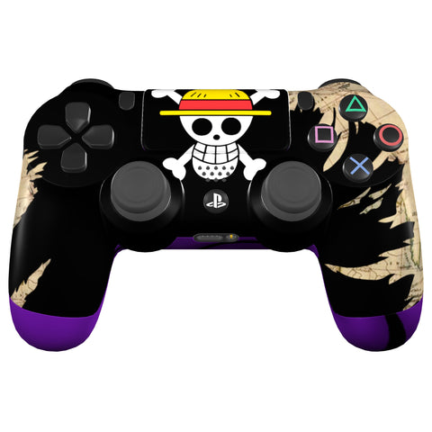 Custom Controller Sony Playstation 4 PS4 - One Piece Straw Hat Pirate Anime