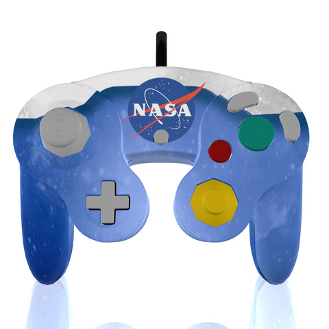 Custom Controller Nintendo Gamecube - NASA Space Agency Classic