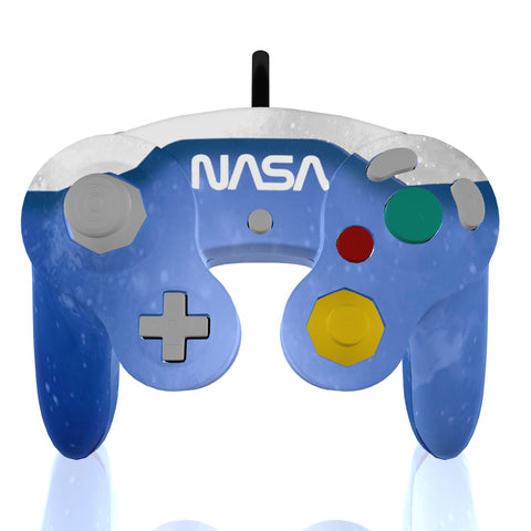 Custom Controller Nintendo Gamecube - NASA Space Agency 