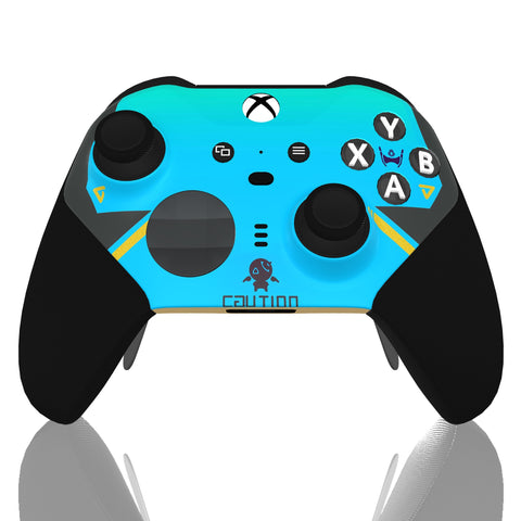 Custom Controller Microsoft Xbox One Series 2 Elite - Symmetra Overwatch Welcome To My Reality Caution FPS First Person Shooter