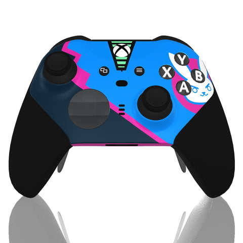 Custom Controller Microsoft Xbox One Series 2 Elite - D.VA Overwatch Nerf This Bunny FPS First Person Shooter