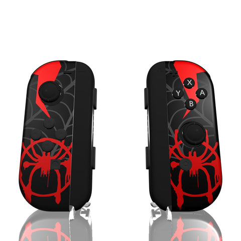 Custom Controller Nintendo Switch Joycons - Spider Morales Spiderverse