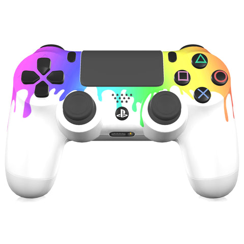 Custom Controller Sony Playstation 4 PS4 - Liquid Spectrum Drip Rainbow