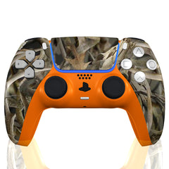 Custom Controller Sony Playstation 5 PS5 - Big Game Hunter Orange Camo
