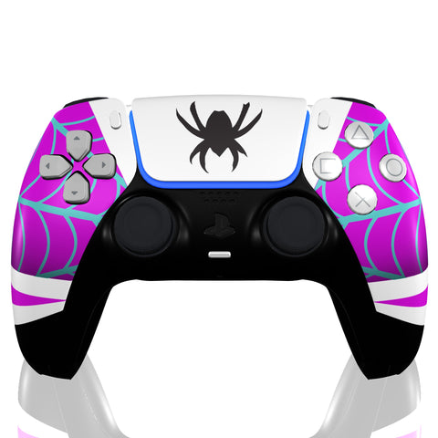 Custom Controller Sony Playstation 5 PS5 - Spider Gwen Spiderverse