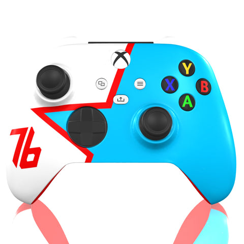 Custom Controller Microsoft Xbox Series X - Xbox One S - Soldier 76 Overwatch America Dad Morris Got You In My Sights Stay Frosty FPS First Person Shooter