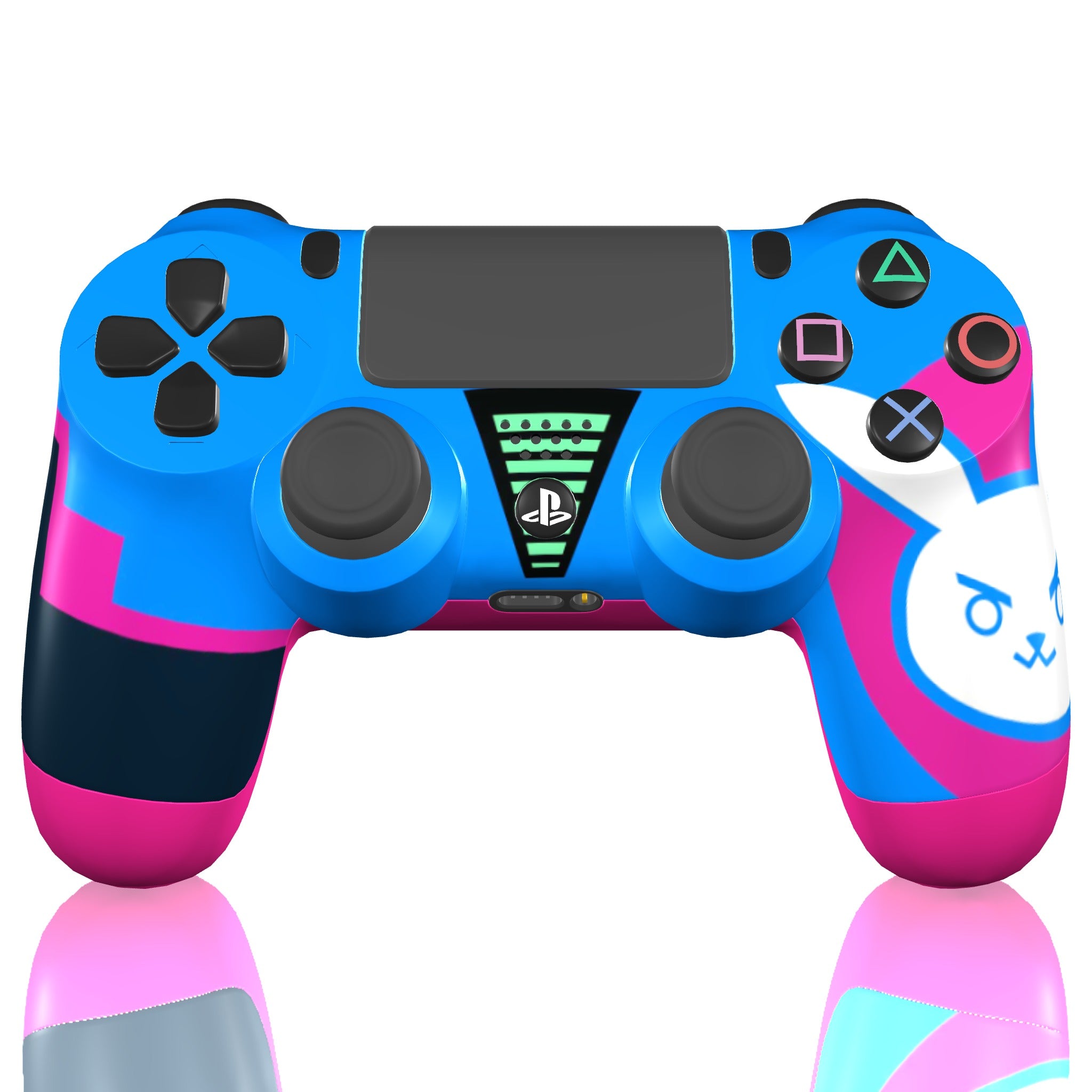 Custom Controller Sony Playstation 4 PS4 - D.VA Overwatch Nerf This Bunny FPS First Person Shooter