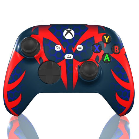 Custom Controller Microsoft Xbox Series X - Xbox One S - Super Hero Spidernan 2099 Marvel