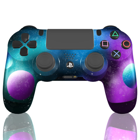 Custom Controller Sony Playstation 4 PS4 - Celestial Galaxy Space Planets Stars