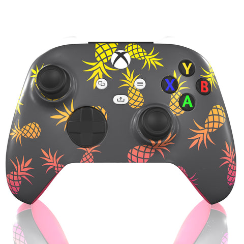 Custom Controller Microsoft Xbox Series X - Xbox One S - Pineapple Express Summer Time Ombre Fade Fruit