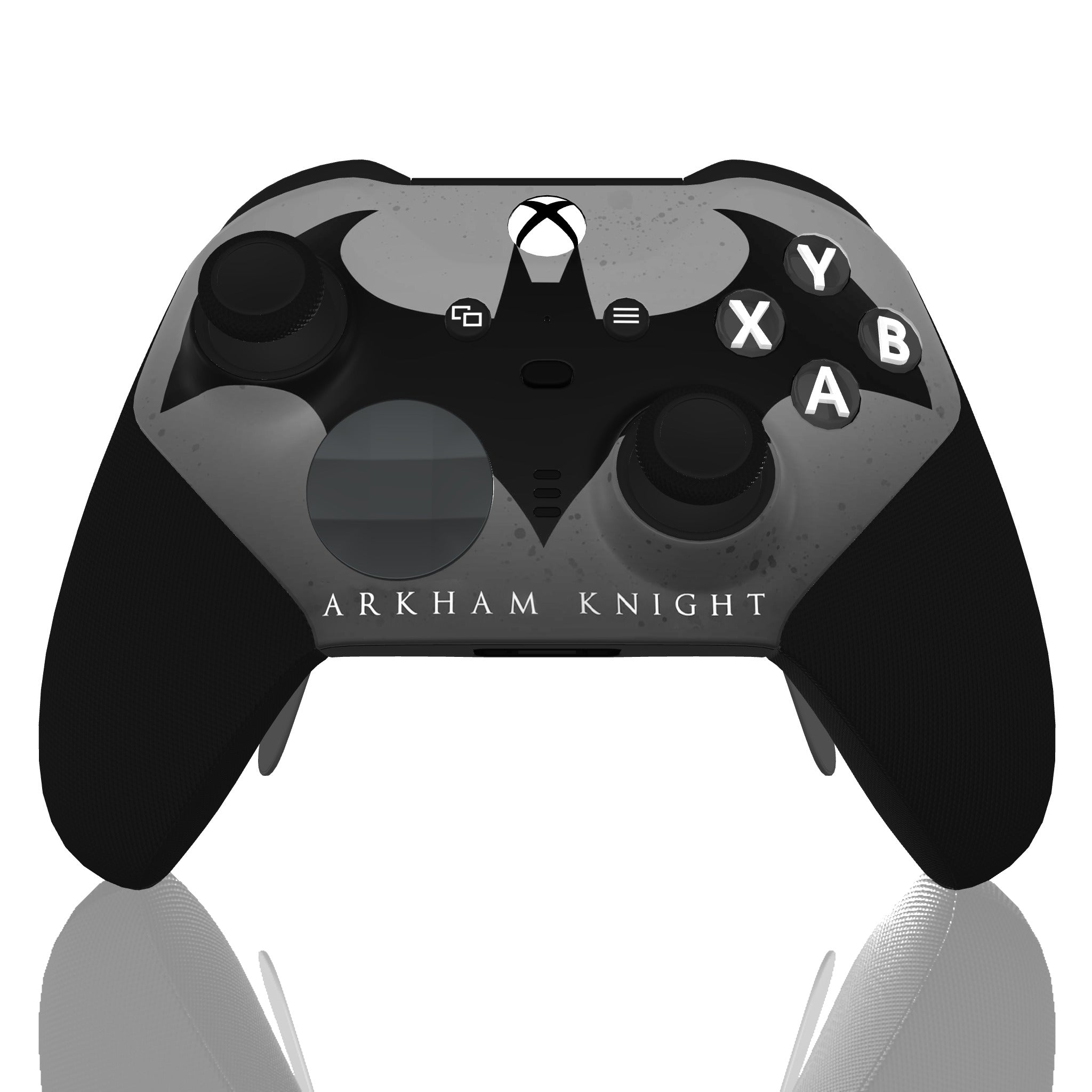 Custom Controller Microsoft Xbox One Series 2 Elite - Arkham Knight Dark Superhero Bat Man