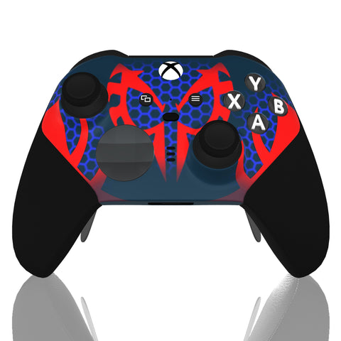 Custom Controller Microsoft Xbox One Series 2 Elite - Super Hero Spidernan 2099 Marvel