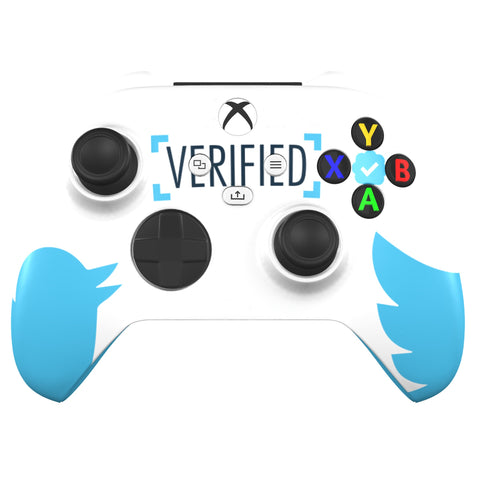 Custom Controller Microsoft Xbox Series X - Xbox One S - Verified Twitter Elon Musk
