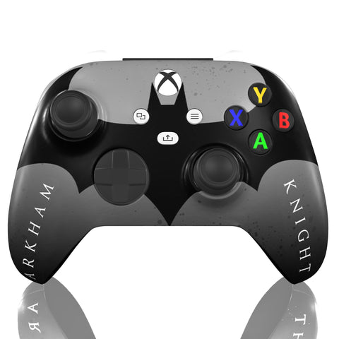 Custom Controller Microsoft Xbox Series X - Xbox One S - Arkham Knight Dark Superhero Bat Man
