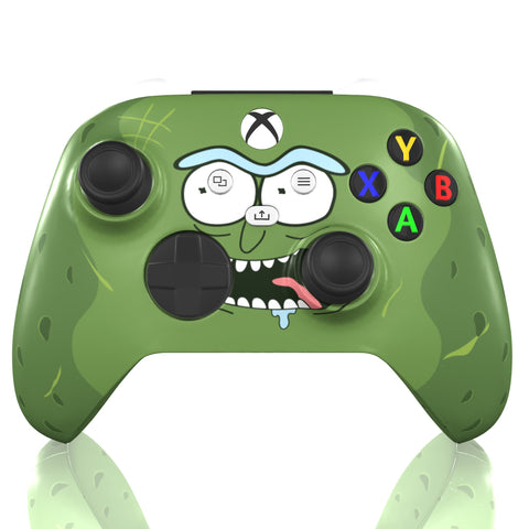 Custom Controller Microsoft Xbox Series X - Xbox One S - Rick and Morty Pickle