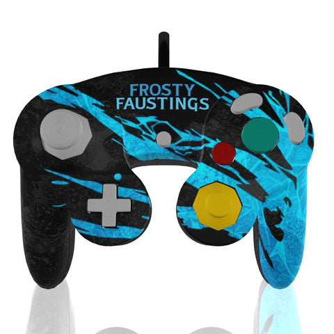 Custom Controller Nintendo Gamecube - Frosty Faustings Tournament Edition