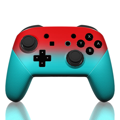 Custom Controller Nintendo Switch Pro - Mercury Haze Ombre Fade Red Crimson Blue