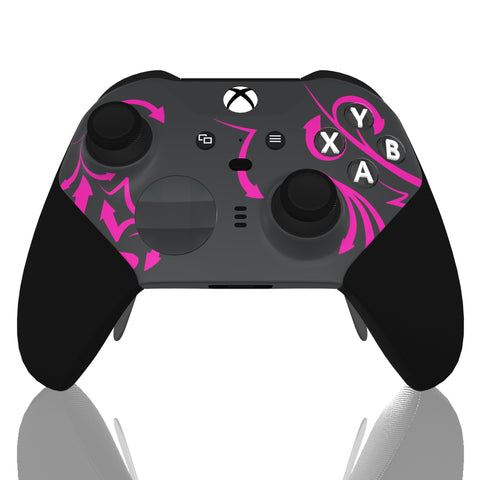 Custom Controller Microsoft Xbox One Series 2 Elite - Midnight Tag Graffiti Arrows
