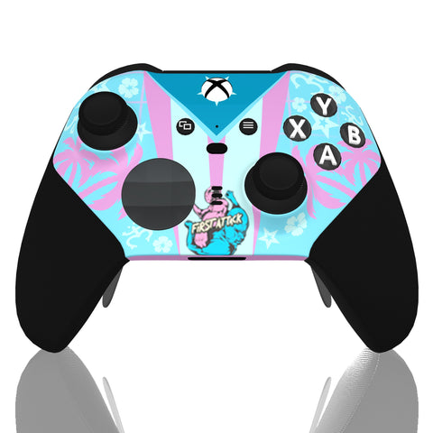 Custom Controller Microsoft Xbox One Series 2 Elite - First Attack 2021 Custom Controller Competitive Gaming Tournament