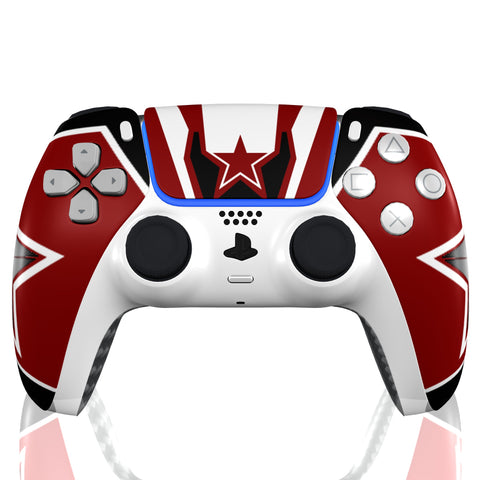 Custom Controller Sony Playstation 5 PS5 - Super Hero Red Guardian Marvel