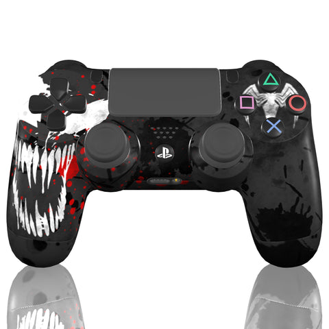 Custom Controller Sony Playstation 4 PS4 - Venomous Symbiote Venom Spiderman