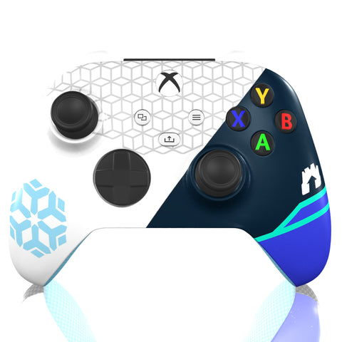 Custom Controller Microsoft Xbox Series X - Xbox One S - Mei Overwatch Snowball Ice Snowflake Blizzard FPS First Person Shooter