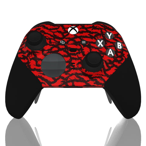 Custom Controller Microsoft Xbox One Series 2 Elite - Red Tiger Camo
