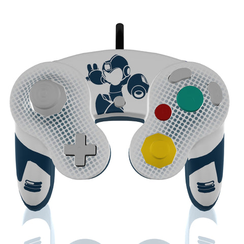 Custom Controller Nintendo Gamecube - Megaman Rockman SSBU Super Smash Bros. Ultimate Melee Brawl