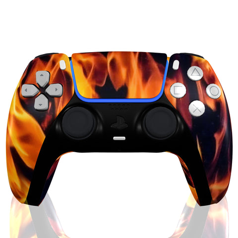 Custom Controller Sony Playstation 5 PS5 - Inferno Fire Flames