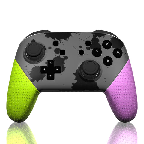 Custom Controller Nintendo Switch Pro - Splatoon Ink Pink Green