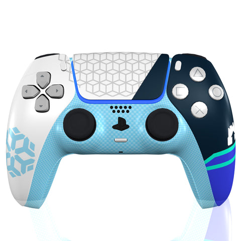 Custom Controller Sony Playstation 5 PS5 - Mei Overwatch Snowball Ice Snowflake Blizzard FPS First Person Shooter