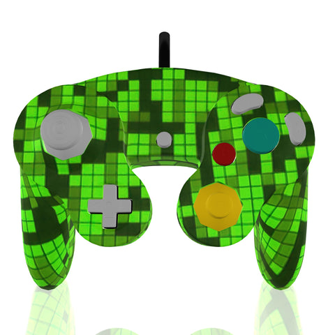 Custom Controller Nintendo Gamecube - Creeper Minecraft