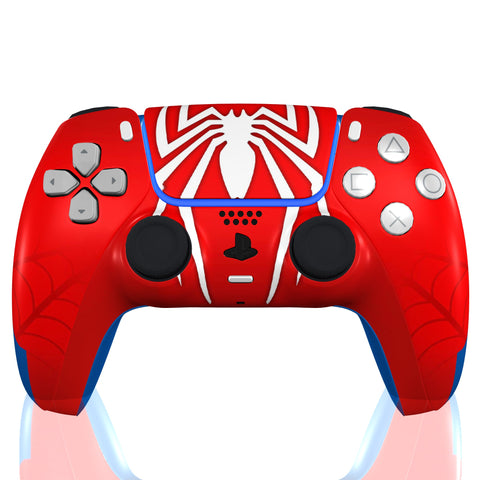Custom Controller Sony Playstation 5 PS5 - Web Slinger Spiderman Superhero