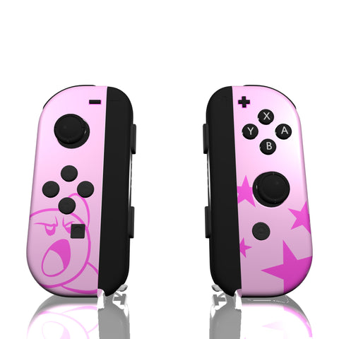 Custom Controller Nintendo Switch Joycons - Dreamland Kirby Pink