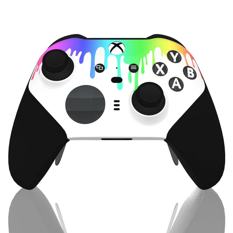 Custom Controller Microsoft Xbox One Series 2 Elite - Liquid Spectrum Drip Rainbow