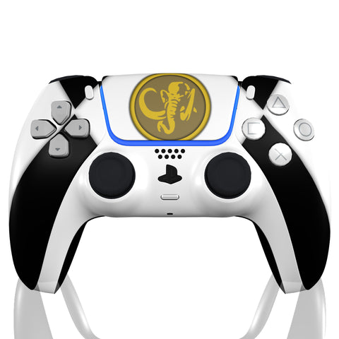 Custom Controller Sony Playstation 5 PS5 - Power Rangers Morphin Time Black
