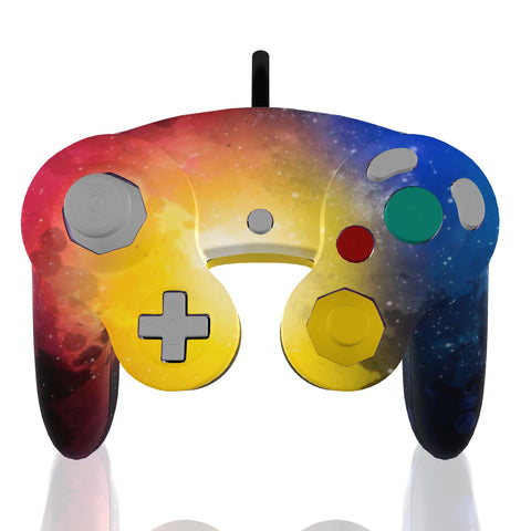 Custom Controller Nintendo Gamecube -Galaxy Space Stars Universe