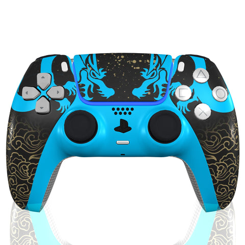 Custom Controller Sony Playstation 5 PS5 - Hanzo Shimada Brothers Overwatch Sniper Eye of the Dragon Japanese FPS First Person Shooter