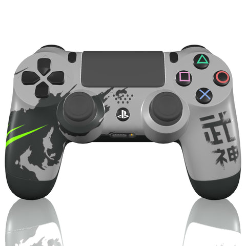 Custom Controller Sony Playstation 4 PS4 - Genji Shimada Brothers Overwatch Japanese Dragon Blade I Need Healing FPS First Person Shooter