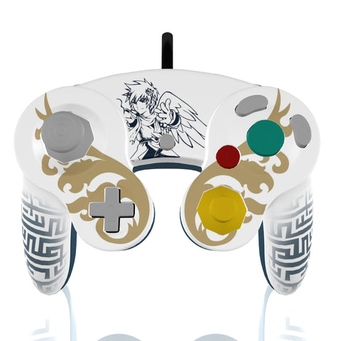 Custom Controller Nintendo Gamecube - Pit Kid Icarus SSBU Super Smash Bros. Ultimate Melee Brawl
