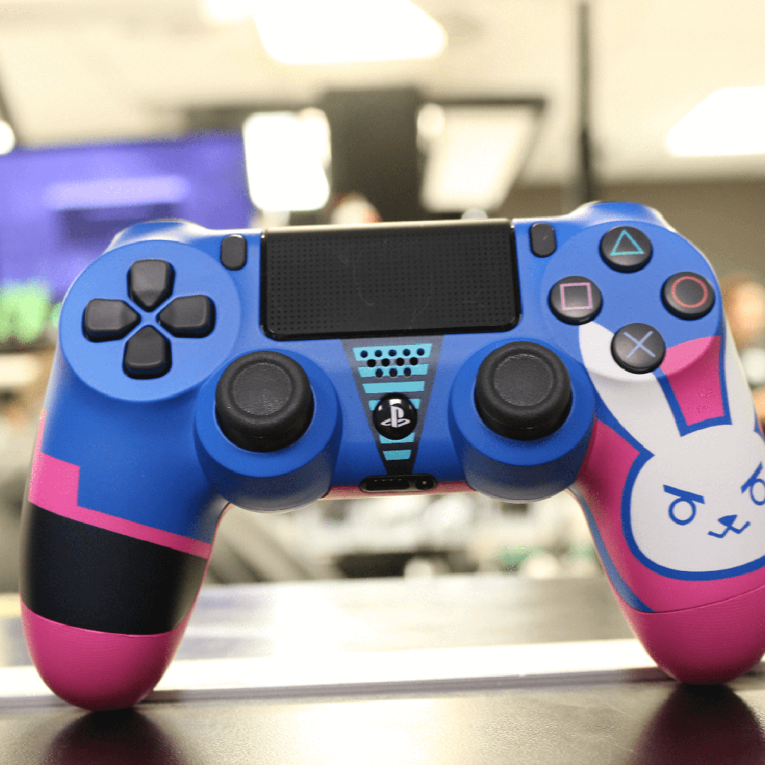Custom Controller Sony Playstation 4 PS4 -  D.VA Overwatch Nerf This Bunny FPS First Person Shooter