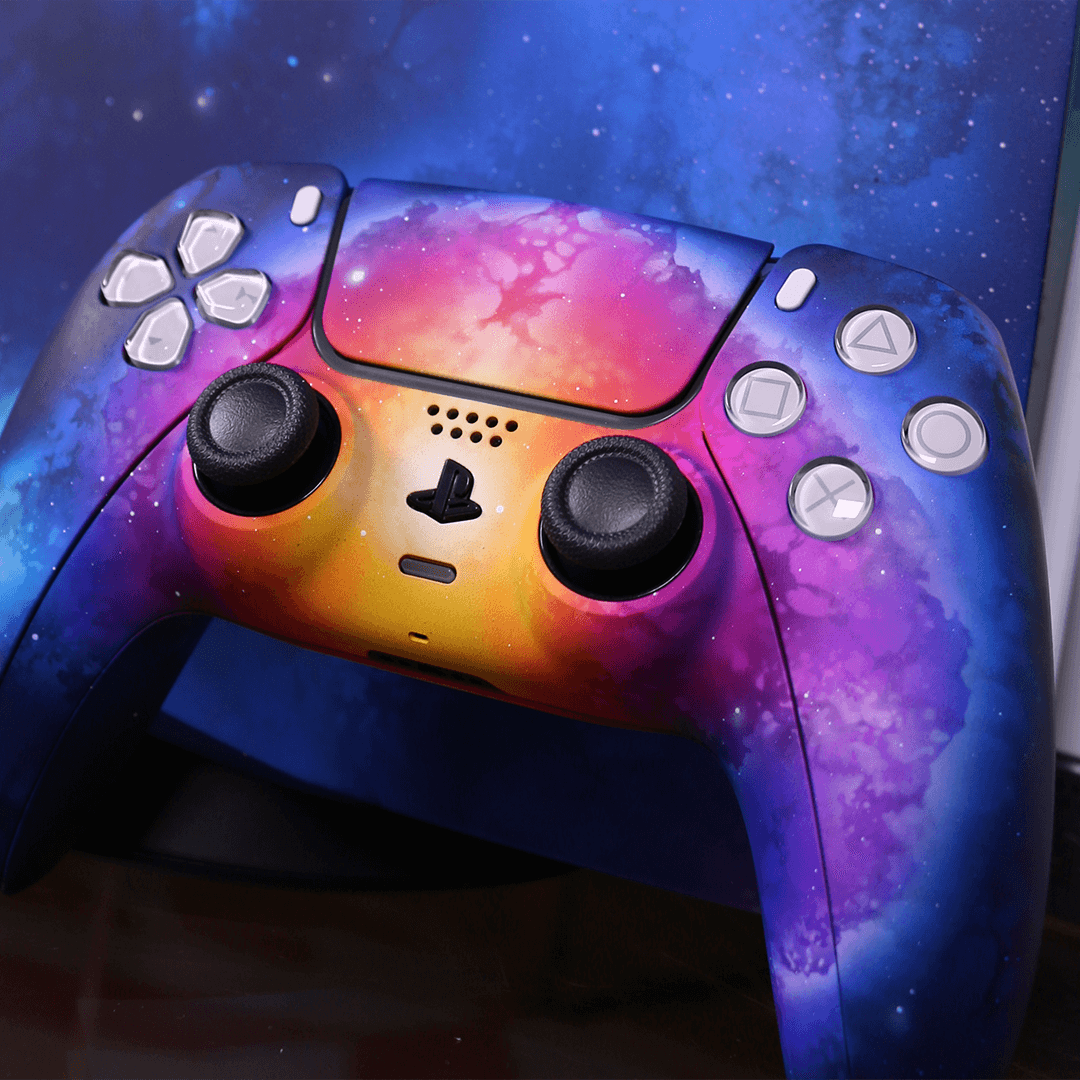 Custom Controller Sony Playstation 5 PS5 - Galaxy Space Stars Universe