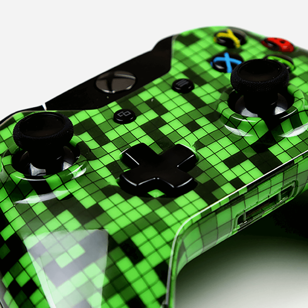 Custom Controller Microsoft Xbox One S - Creeper Minecraft