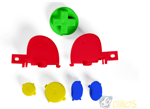 Multi-Color Button Pack Gamecube Nintendo Custom Controller