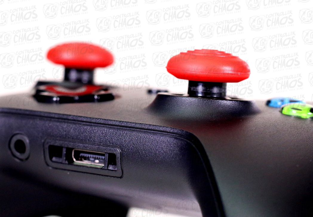 Thumbstick Dome Grips Mercury Red Custom Controller